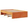 vidaXL Cadre de lit sans matelas avec tiroirs 120x190 cm bois de pin