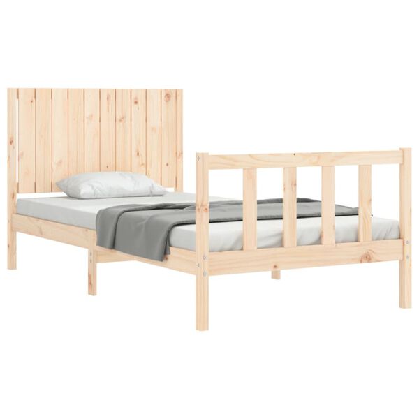 vidaXL Cadre de lit sans matelas 100x200 cm bois massif de pin