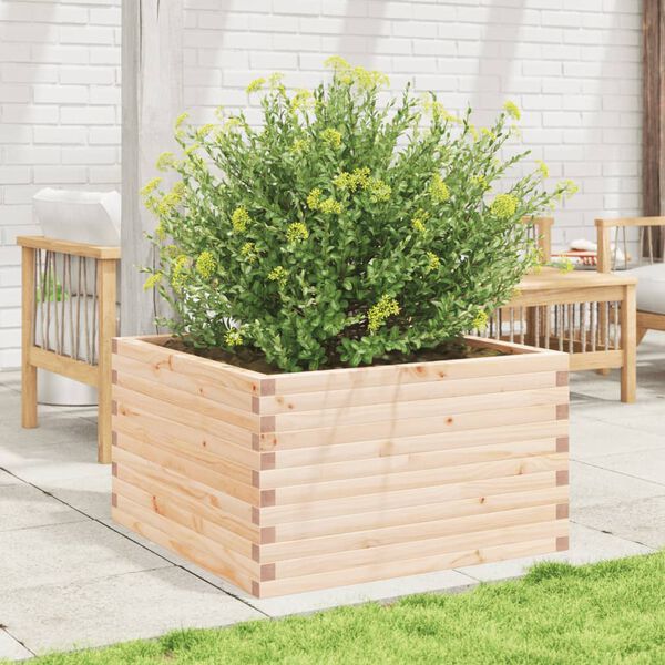 vidaXL Jardini&egrave;re 80x80x45,5 cm bois de pin massif