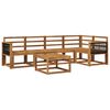 vidaXL Ensemble de canap&eacute;s d'ext&eacute;rieur 6 pcs Naturel