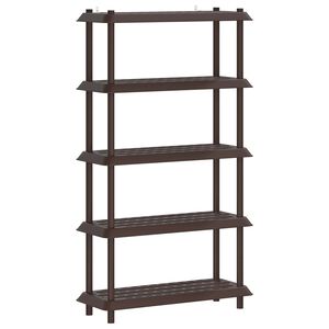 vidaXL Unit&eacute; de rangement 5 niveaux 100 x 40 x 177 cm PP Marron