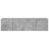 vidaXL Meubles TV muraux 2 pcs gris b&eacute;ton 80x30x41 cm