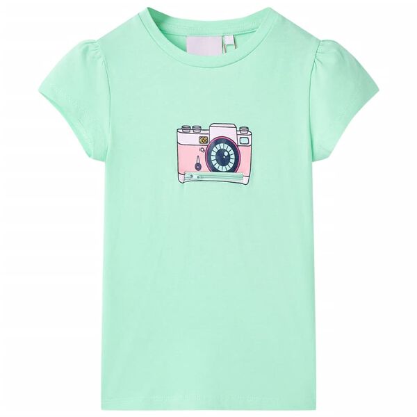 T-shirt pour enfants vert vif 116