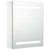 vidaXL Armoire de salle de bain &agrave; miroir LED 50x13,5x60 cm