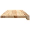 vidaXL Appuis de fenêtre 2 pcs non traité 70x25x2 cm bois chêne massif