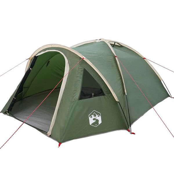 vidaXL Tente de camping avec toit Vert 308 x 268 x 130 cm Polyester