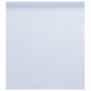 vidaXL Film de fen&ecirc;tre statique d&eacute;poli blanc 60x2000cm PVC