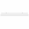 vidaXL &Eacute;tag&egrave;res &agrave; rebord pour cadre photo 2 pcs Blanc 40x9x3 cm MDF