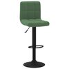 vidaXL Tabouret de bar Vert fonc&eacute; Velours