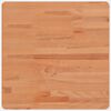 vidaXL Dessus de table 50x50x2,5 cm carr&eacute; bois massif de h&ecirc;tre