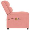 vidaXL Fauteuil électrique de massage Rose Velours