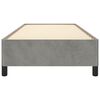 vidaXL Cadre de lit sans matelas gris clair 80x200 cm velours