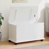 vidaXL Coffre de rangement et roulettes ALTA blanc 73x39,5x43 cm