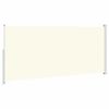 vidaXL Auvent lat&eacute;ral r&eacute;tractable de patio 220x500 cm Cr&egrave;me