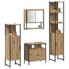 vidaXL Ensemble de mobilier de salle de bain 4 pcs ch&ecirc;ne artisanal