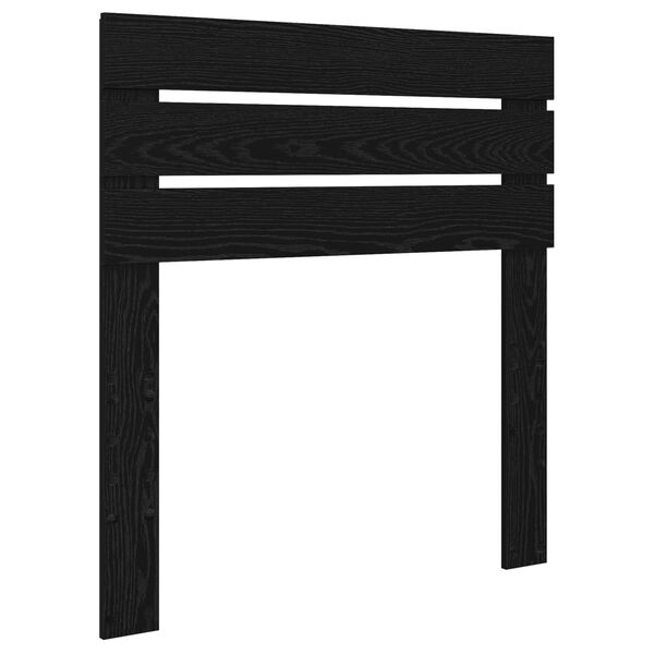 vidaXL T&ecirc;te de lit Ch&ecirc;ne noir 100 cm Bois d'ing&eacute;nierie