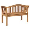 vidaXL Banc de jardin Marron 120 x 53,5 x 85 cm Bois de teck solide