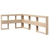 vidaXL Lit biblioth&egrave;que sans matelas 120x190 cm bois de pin massif