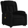 vidaXL Fauteuil de massage inclinable Noir Tissu