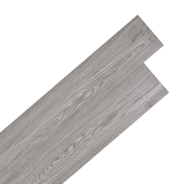 vidaXL Planches de sol 18 pcs Gris fonc&eacute; 2,51 m&sup2; PVC