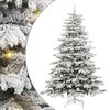 vidaXL Sapin de No&euml;l Artificiel &agrave; Branches Articul&eacute;es Blanc 240 cm