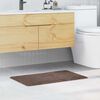 vidaXL Tapis de bain antidérapant Marron 50 x 80 cm PP
