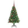 vidaXL Sapin de No&euml;l artificiel Vert 120 cm PVC, Acier et Plastique