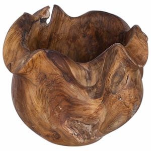 vidaXL Corbeille &agrave; fruits JEPARA Marron Teck &Oslash; 35 cm