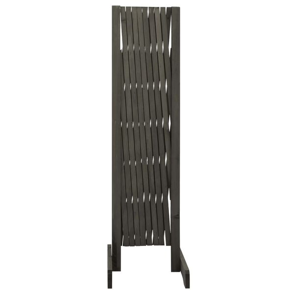 vidaXL Clôture en treillis de jardin Gris 180x100 cm Bois de sapin