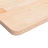 vidaXL Dessus de table carr&eacute; 80x80x2,5 cm Bois ch&ecirc;ne massif non trait&eacute;