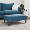 vidaXL Repose-pied bleu 77x55x31 cm velours
