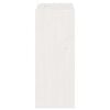 vidaXL &Eacute;tag&egrave;re &agrave; vin 4 pcs Blanc 62 x 25 x 62 cm Pin massif