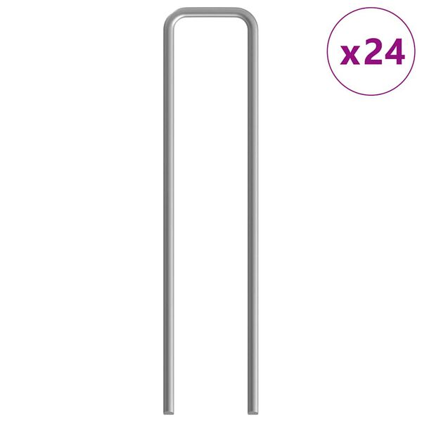 vidaXL Cage pour lapins Argent 400 x 78 x 78 cm Acier galvanisé