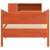vidaXL Cadre de lit sans matelas cire marron 75x190 cm bois pin massif