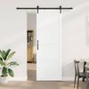 vidaXL Porte coulissante ORKDAL Blanc 83 x 232 cm Pin massif