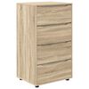 vidaXL Armoires de rangement Ch&ecirc;ne Sonoma 60 x 48 x 105 cm
