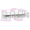 vidaXL Salon de jardin 8 pcs bois de pin impr&eacute;gn&eacute;