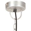vidaXL Lampe suspendue 25 W Argenté Rond 48 cm E27