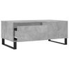 vidaXL Table basse Gris b&eacute;ton 90x50x36,5 cm Bois d'ing&eacute;nierie