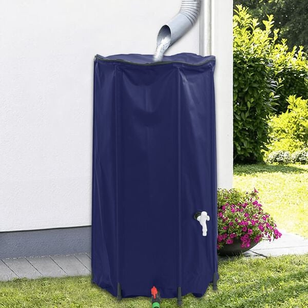 vidaXL R&eacute;servoir d'eau avec robinet pliable 100 L PVC