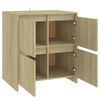 vidaXL Buffet Chêne sonoma 70x41x75 cm Bois d'ingénierie
