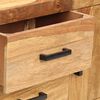 vidaXL Buffet 118x28x75 cm Bois solide