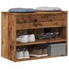 vidaXL Banc &agrave; chaussures vieux bois 60x30x45 cm bois d'ing&eacute;nierie