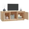 vidaXL Meuble TV 110,5x35x44 cm Bois de pin massif