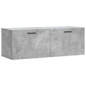 vidaXL Armoire murale gris b&eacute;ton 100x36,5x35 cm bois d'ing&eacute;nierie