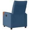 vidaXL Fauteuil inclinable Bleu Tissu