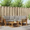 vidaXL Ensemble de canap&eacute;s d'ext&eacute;rieur 5 pcs Gris Naturel et Clair