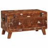 vidaXL Bo&icirc;te de rangement 70 x 35 x 40 cm Bois massif recycl&eacute;