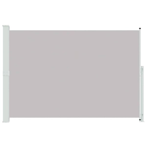 vidaXL Auvent lat&eacute;ral r&eacute;tractable de patio 200x300 cm Gris