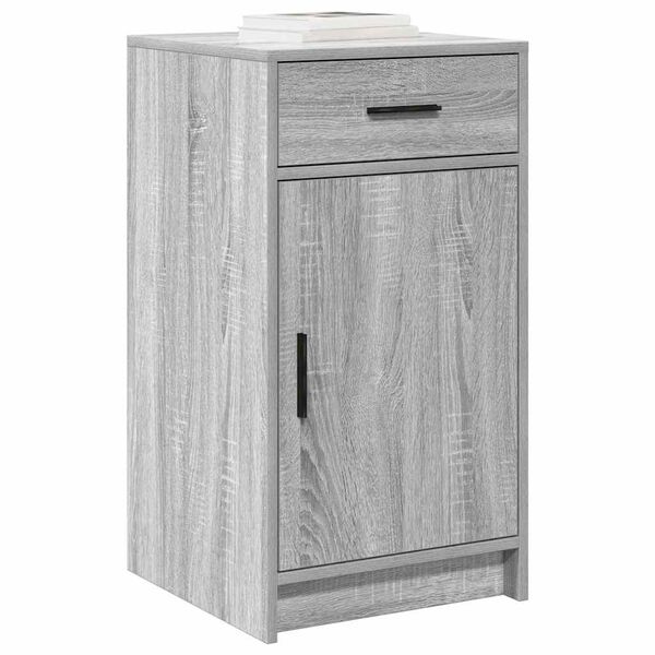 vidaXL Buffet Sonoma gris 40 x 40.5 x 75 cm Bois d'ingénierie